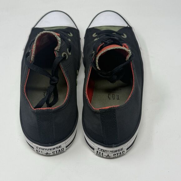 Converse All Star Ox Kurim Sneakers Mens 12 Black Fatigue Green Low Top Unisex - Picture 10 of 16